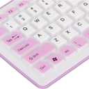 Roll Up Keyboard, Foldable Silicone Keyboard 103 Keys USB Wired Mute Keyboard, Fadeless Foldable Keyboard for Pc Laptop Travel