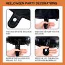 Halloween Party Decorations Set,Banners,Balloons,Cake Toppers,Tablecloth, Hanging Swirls,Backdrop