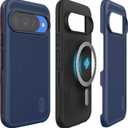 TUDIA MergeGrip [Compatible with Magsafe & Pixelsnap] Cases for Google Pixel 10 / Pixel 10 Pro Case 2025 [Military Grade Drop Tested] Dual Layer Slim Shockproof Heavy Duty Protection - Indigo Blue