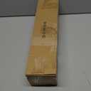 Boho Wood Curtain Rods for Windows 48 to 84 inch,1" Adjustable Heavy Duty Window Curtain Rod with Imitation Wood Grain Finials, Rustic Decorative Drapery Rods Set,Size:36-88'',Weathered Wood