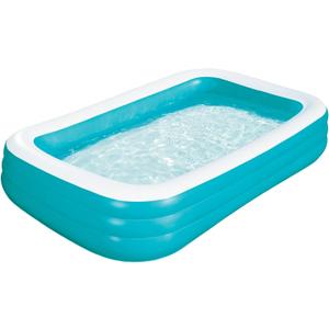 10ft Family Inflatable Swimming Pool, Rectangular, Age 6 & Up, Unisex - This 3-Tier Rectangular Pool is Perfect for Cooling Off On Hot Summer Days 10ft Family Inflatable Swimming Pool, Rectangular, Age 6 & Up, Unisex - This 3-Tier Rectangular Pool is Perfect for Cooling Off On Hot Summer Days