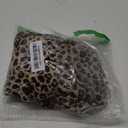 SUUKSESS Women Backless Y2k Long Sleeve Bodysuit Double Lined Open Back Sexy Basic Top (Small, Leopard)