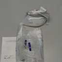 Wearable Urine Collector with Soft Cotton Fixing Pants Reusable Silicone Capsule and Urinary Drainage Bag Set with 2000ml Night Bag 1000ml Day Bag and 1.2M Catheter for Daily Use, Elderly Grey