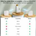 meross WiFi Water Hose Timer, Smart Sprinkler Timer with Brass Inlet & Outet, Work with Apple Homekit, Alexa & Google Assistant, Water Valve for Lawn, Garden, Yard and Pool, MSH400/MSH450 Hub Required