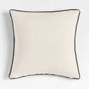 Fancy Homi Ivory 28x28 Inch Pillow Covers Set of 2, Beige European Square Pillow Shams, Super Soft Faux Suede Solid Big Cream Euro Shams Pillowcase for Bed Bedroom
