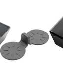 Jowua Center Console Organizer & Coasters & Armrest Organize Set for Tesla Model S Plaid, Model X Plaid, Washable Silicone, dust-Proof