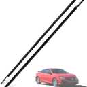 2Pcs Window Weather Stripping Molding Trim Seal Belt Compatible with 2016-2020 Honda Civic Coupe 2D Replace# 72410-TBG-A01 72450-TBG-A01