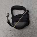 enrgticdg 16Ft Retractable Dog Leash, Light Weight Leash for Small to Medium Dogs/Cats Up to 50lbs, Stainless Steel Spring Strong Nylon Tape, Tangle Free, One-Handed Brake (Black)