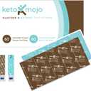 KETO-MOJO Blood Glucose and Ketone Test Strips Combo Pack | 60 Glucose + 60 Ketone Strips (120 Count) | for Use Only with GK+ Meter