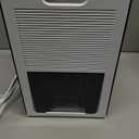 NineSky Dehumidifier,95 OZ Dehumidifiers for Home,(1000 sq.ft) Dehumidifiers for Basement Bathroom Bedroom with Auto Shut Off, Switchable 7 Colors Light(White)