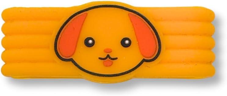 Pickleball Paddle Grip Band Fun Bunny & Dog Design Anti-Slip Silicone Ring for Handle Grip, Personalize & Identify Your Paddle Cute Pickleball Accessory for Men & Women