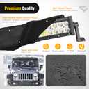 Nilight 52 Inch LED Light Bar Cover Black Nylon Protective Sleeve