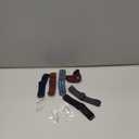 20mm Quick Release Elastic Band Compatible with Samsung Galaxy Watch 7 6 5 4 40mm 44mm/Garmin Vvoactive 6/5/3/3 Music/Forerunner 570 42mm/55/158/165/245/645/Amazift Active 2/Active/T-Rex 3 Pro 44mm (Black+Grey+Indigo+Wine Red+Boho Blue+Boho Red)