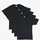 Hanes Men's Comfortsoft T-Shirt (Pack Of 4), Color: Black, Size: 4Xl