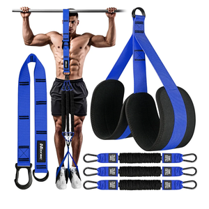 HOXWC Pull Up Assistance Bands, Adjustable Heavy Duty Resistance Band for Pull Up, 3 Pull Up Bands, Comfortable Fabric Feet/Knee Rest, Assistance Bands for Pull-Up, Home Fitness, Body Stretching