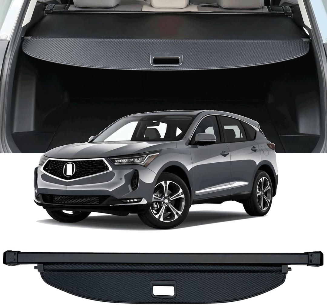 Cargo Cover Compatible with 2019-2023 2024 2025 2026 Acura RDX Trunk Cover Retractable Rear Trunk Security Cover RDX Accessories Shielding Shade Privacy Screen Cover