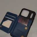 Vinich for iPhone 17 Pro Wallet Case with Card Holder, RFID Blocking Credit Slots Kickstand Shockproof Phone Cover Fit for iPhone 17 Pro 6.3" Blue