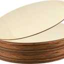 25 Pack 12 Inch 1/8 Thick Round Wood Circles, Natural Premium Unfinished Wood Circles Discs for Crafts Door Hangers Acrylic Painting, 300x300x3mm