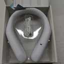 Neck Fan, Hands Free Bladeless Neck Fans Portable Rechargeable, 6000 mAh Battery Operated Wearable Personal Fan, Cooling Neck Fan, 3 Speeds, USB Fan Gifts for Men, Women, Travel, Outdoor