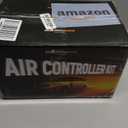 maXpeedingrods On Board Air Compressor System Universal Air Spring Compressor Kit with Gauge Air Line T Fittings for Trucks Vans (Black)