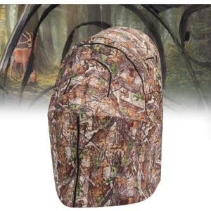 Hunting Blind,Hunting Chair Ground Blind,See Through Deer Blinds,Portable Camouflage Pop Up Blinds, Chair Blind: 1 seat