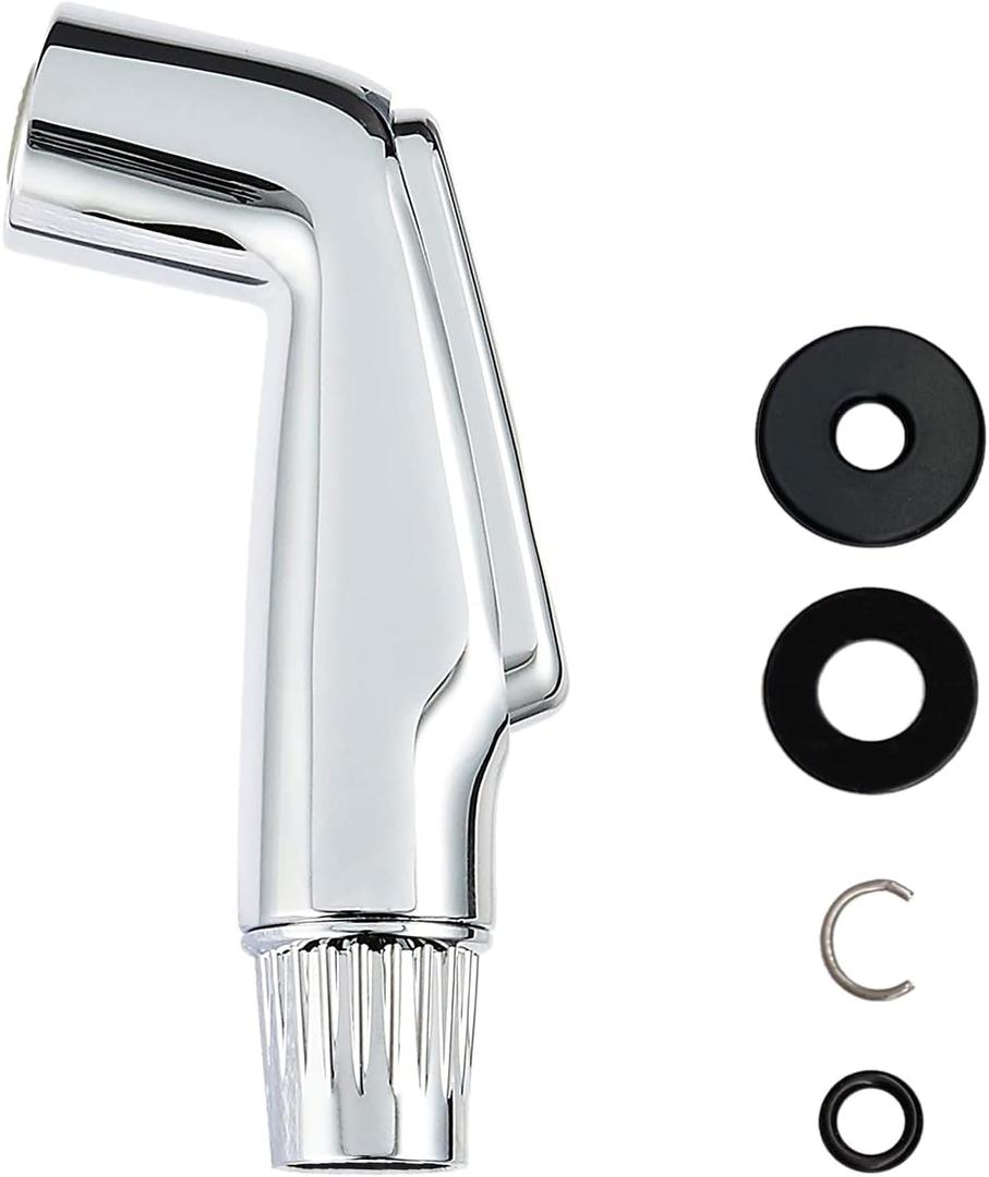 Universal Fit Sink Spray Attachment, Kitchen Side Sprayer Head, Pull Out Spray Head, Faucet Sprayer Replacement, Chrome