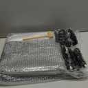 20 Panels Small Animals Playpen, 48" x 24" x 16" Transparent Pet Playpen with Waterproof Mat, Portable Plastic Enclosure Cage for Chicken/Guinea Pigs/Bunny/Ferrets/Hamsters/Hedgehogs Indoors Outdoor