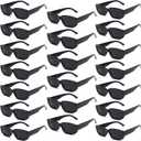 YQVIE 20 Pack Small Rectangle Sunglasses Bulk for Women Men Trendy Square Party Glasses