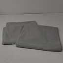 AK TRADING CO. 10 feet x 10 feet Polyester Backdrop Drapes Curtains Panels with Rod Pockets - Wedding Ceremony Party Home Window Decorations - Silver (60"W x 120"L (Pack of 2))