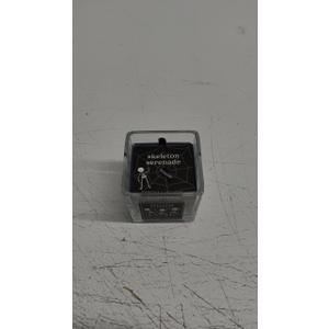 Square Candle-Skeleton Serenade Black