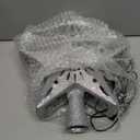 Christmas Tree Topper Star: Lighted with 6 Projected Patterns Snowflake Projector Lights-3D Hollow Glitter LED Magic Rotating Light for Christmas Tree Decorations Ornament Silver