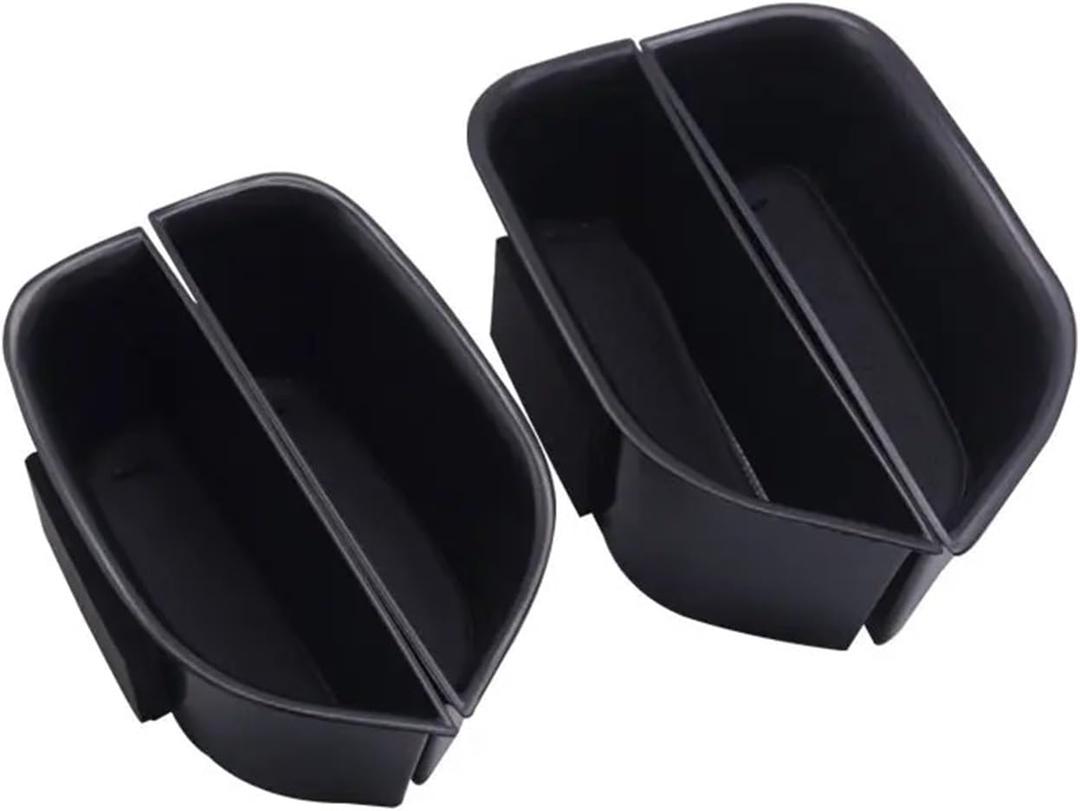 For Mercedes-Benz CLS Class W218 CLS 300 350 2011-2015 Car Interior Door Handle Panel Doors Armrest Storage Glove Box Holder(Black-4PCS)