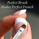 Vanfa French Brush for Nails, Clean up brush for Gel Nail Polish F16