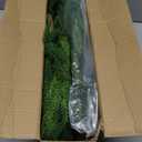 2 Pcs Christmas Decorations Artificial Norfolk Pine Garlands, 6 FT Dense Real Touch Winter Pine Garland Ornament, Green Greenery Garland for Table, Mantle, Wall, Indoor, Outdoor Christmas Decor