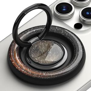 ULiXWH Upgraded for Magsafe Phone Grip Holder with 360 Rotation Design, Super Magnetic Cell Phone Grip Stand Ring Finger Kitcstand, Magsafe Accessories for iPhone 16 Pro Max 15 14 13