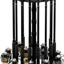 Rush Creek Creations | Rod Holder for 16 Fishing Poles, Garage Organization and Storage, for Reels, Gear, Accessories, Tackle Box