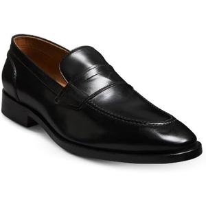 Allen Edmonds Mens Eli Penny Loafers (10, Black Leather)