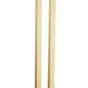 KOKOSIRI Bathroom Towel Rack 2-Tier Standing Towel Bars with Marble Base, Stainless Steel Freestanding Towels Holder, Thicken Steady Design, Brushed Gold THS0003-BG