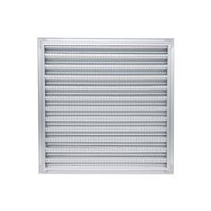 [1 Pack] Fits 24x24 Wall Opening Anodized Aluminum Exterior Wall Vent by Handua | Gable Shed for Crawlspace, Outdoor, Doors, Attic | Wthrproof, Rain&Rust Proof, Water Rest. Grille Overall 24x24 
