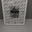 Egofine 11x14 Picture Frame White - Photo Frame Made of Solid Wood Covered by Plexiglass for Table Top Display Pictures 5x7/8x10 with Mat or 11x14 Without Mat