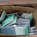 Fulmoon 120 Set Small Spiral Notebooks A6 with Pens & Holder, Forest Greens