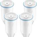 Water Filter Replacement by NUTTUTO Compatible with Zero Pitcher and Dispensers, for ZR-001, ZR-017 ZP-006 ZD-013 ZS-008, Multistage Filtration System to Reduce Lead, TDS, PFOA/PFOS, Chlorine, 4 Packs