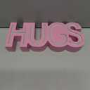 Led Table Sign Hugs Pink