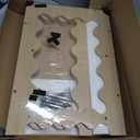 Boho Small Side Table with Storage Shelf - Wood Side Table for Small Spaces - Compact Living Room Furniture