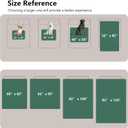 Waterproof Blanket for Bed King Size, Leak Proof Dog Couch Blankets Reversible, Pet Throw Sofa Furniture Protector Machine Washable-82 x108,Green+Cream