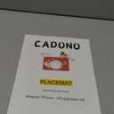 CADONO Placemats Set of 4 Washable Indoor/Outdoor Vinyl Place Mats for Dining Table Durable Non-Slip Heat Resistant PVC Weave Table MatsFour-Corner-Khaki