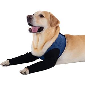 Amazon.com : Coodeo Dog Recovery Sleeves, Cone Collar Alternative, Abrasion Resistant Dog Recovery Suit, Washable 2.5mm Thick and Waterproof, Pet Wounds Prevent Licking, Bite, Keep Dry (L, Blue) : Pet Supplies
