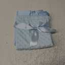 Pro Goleem Baby Soft Minky Dot Blanket with Silky Satin Backing Baby Gifts for Girls and Boys (Blue, 30 x 40)