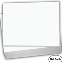 Hamilco White Cardstock Thick Paper  Flat 4.5" X 6.25" A6 Blank Index Flash Note & Post Cards  80 lb Card Stock for Printer  100 Pack (Bright)
