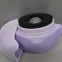 Reusable Silicone Sunscreen Applicator for Body & Face - Travel Size with Refillable Roller Sponge No-Waste Lotion Applier for Kids, Adults, Family (Purple)